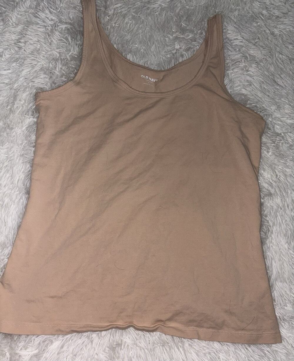 Old Navy “First Layer” Women’s L Peach/tan Classic Tank Top. Comfortable